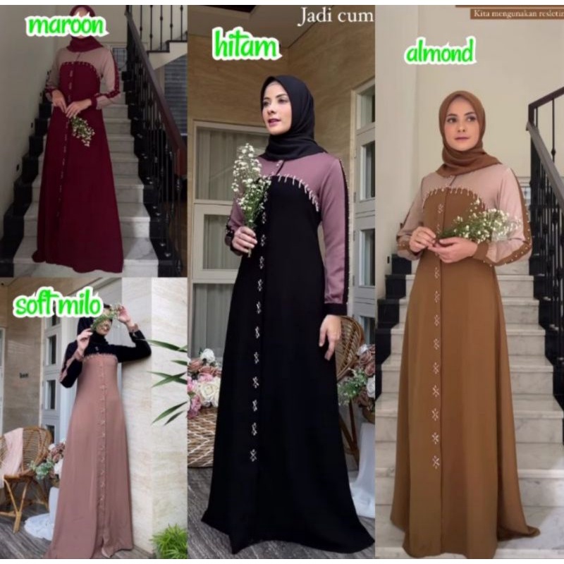 ALIKA DRESS REFERENSI GAMIS JAVINA