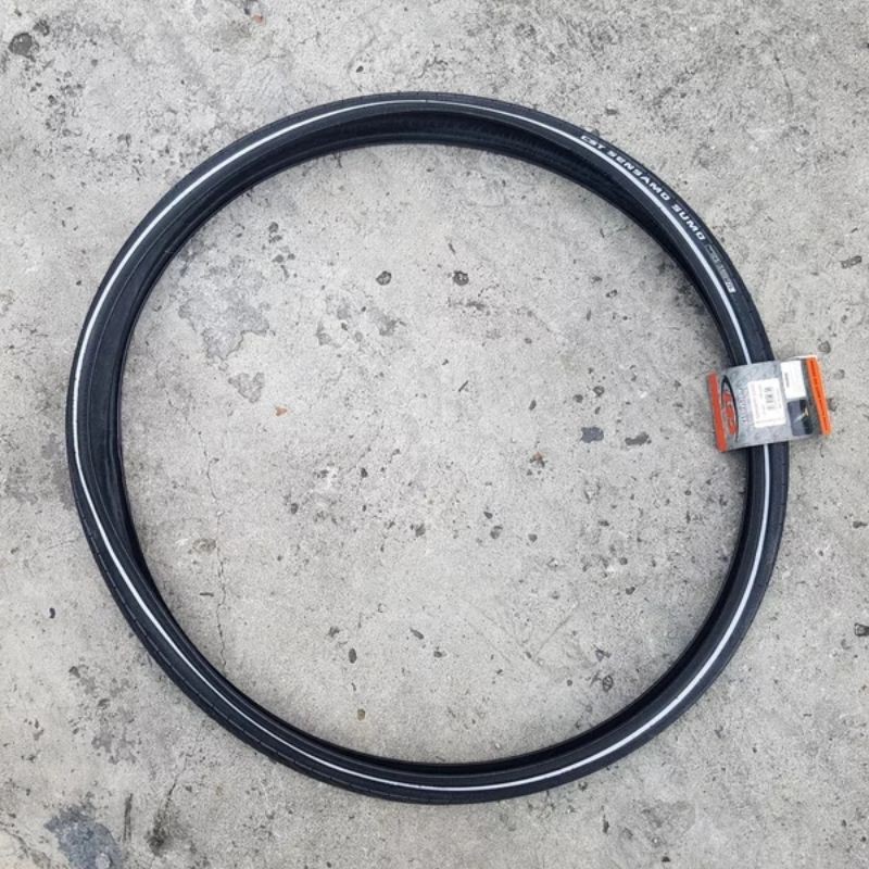BAN LUAR SEPEDA CST SENSAMO SUMO 700c INCH 37 - 662 UKURAN 700X35 ATAU 700 X 35 WARNA HITAM