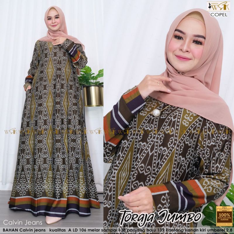 GAMIS WANITA TERBARU Toraja dress matt calvin jeans dress wanita kondangan arisan lebaran harian pes