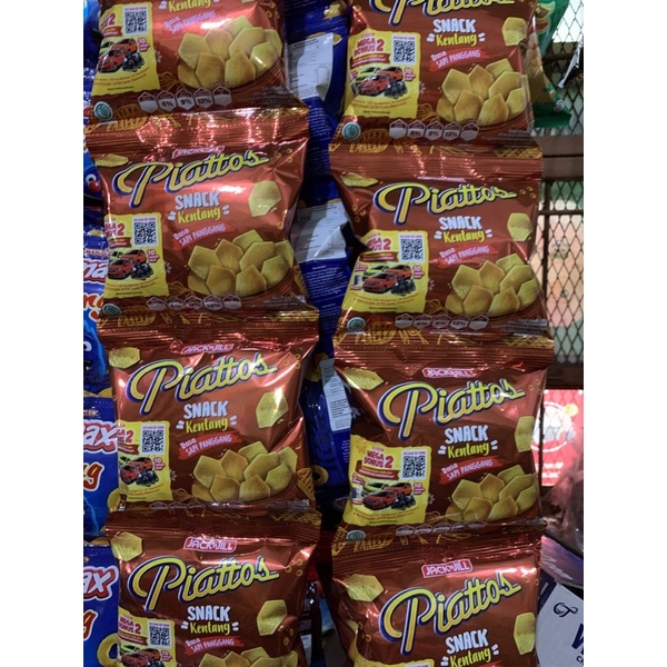 

Piattos Sapi Panggang 20 Gram. Renceng isi 10 Sachet x 20Gr ECERAN 2000 LEBIH BESAR