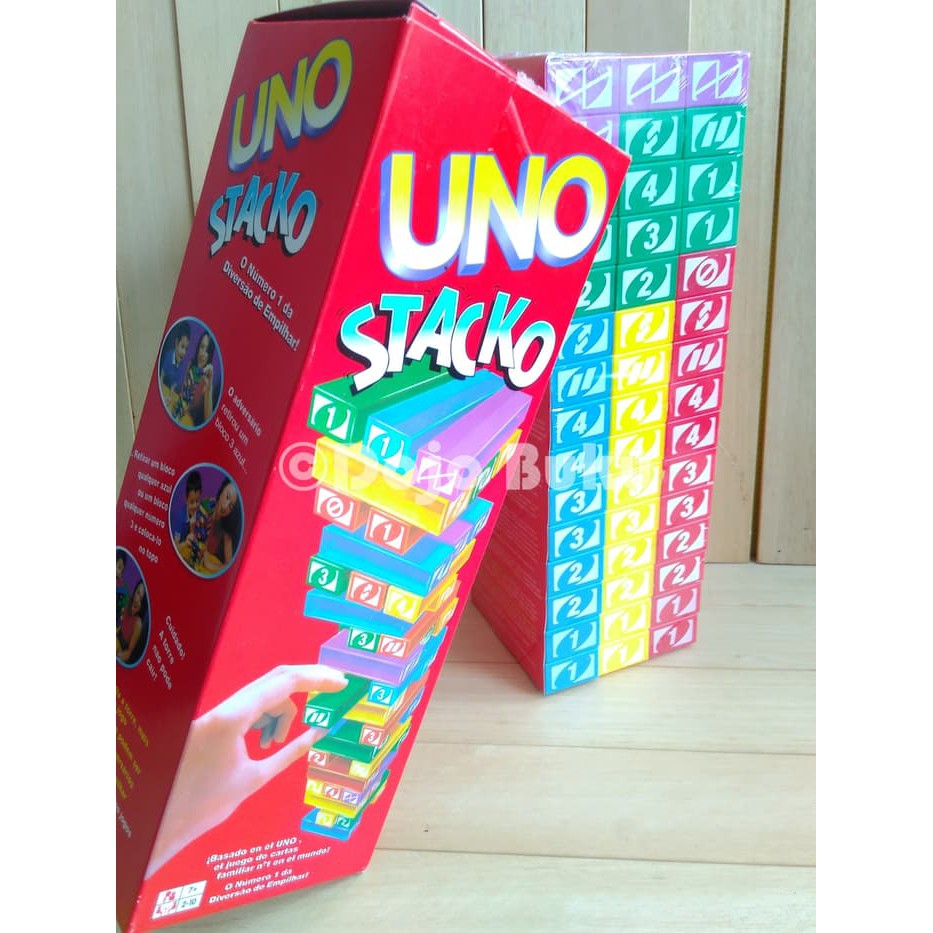 GARANSI ORI  Uno Stacko Cara Bermain Bahasa Indonesia