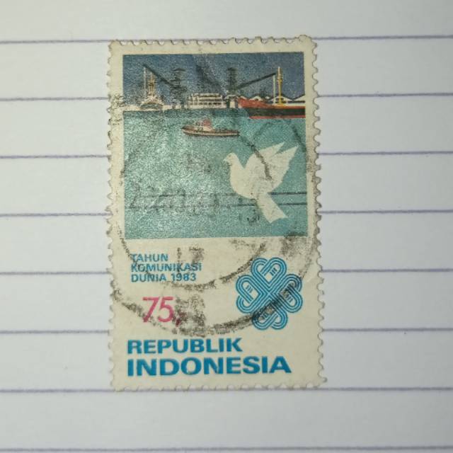 

Prangko Peringatan seri tahun komunikasi dunia 1983