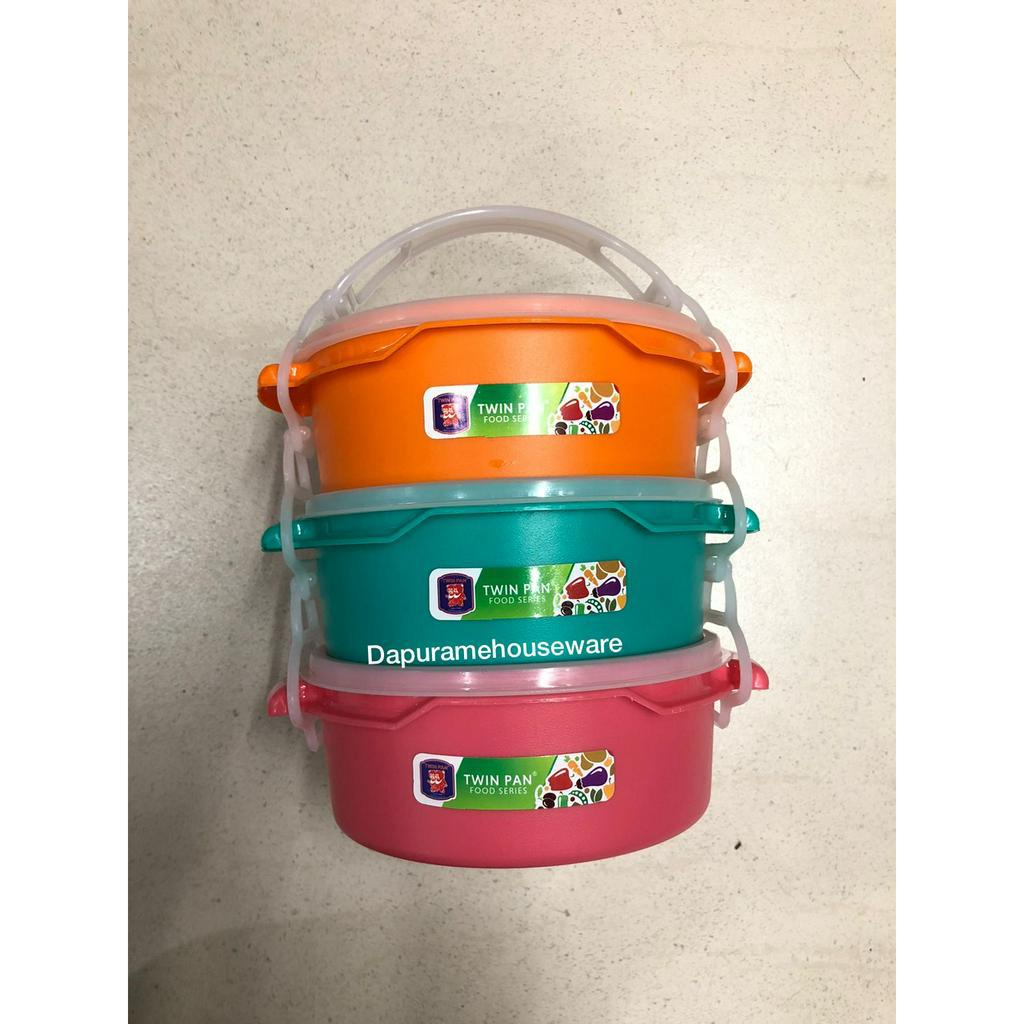 PROMO TERBARU Rantang Bulat RT15 TwinPan / Kotak Makan Tingkat