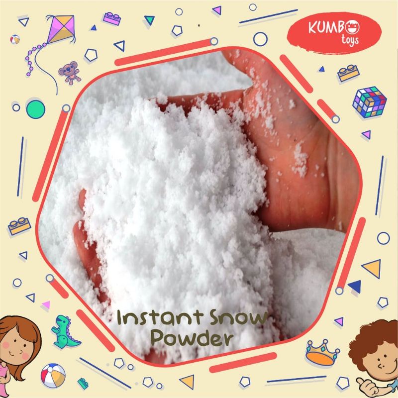 mainan salju heboh / instant snow 5 gram / mainan edukasi / salju buatan / mainan anak murah grosir