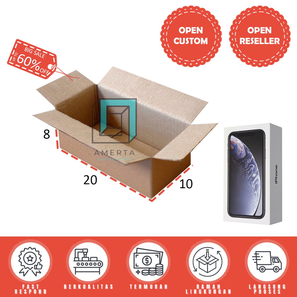 

Kardus 20X10X8 cm | Kardus Polos | Kardus Box Polos | Karton Packing