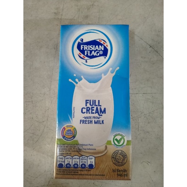 

susu cair Frisian flag full cream susu UHT