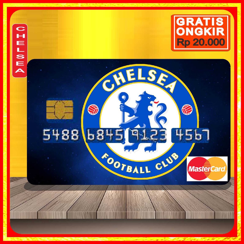 

Garskin Stiker Kartu atm Card Bca Bri Chelsea