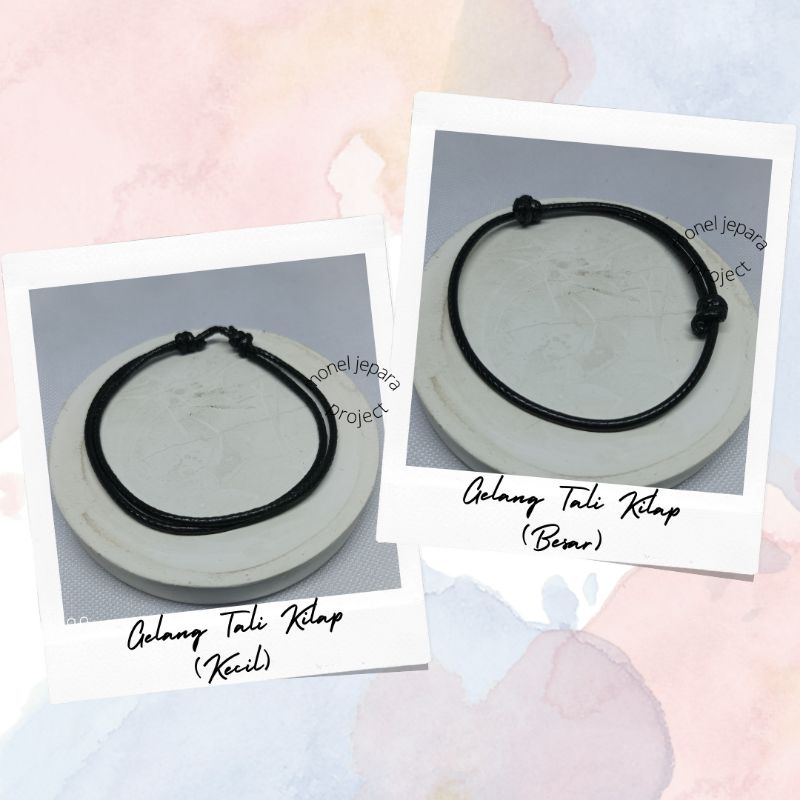 {Terlaris} Gelang Tali Kilap Besar/Kecil