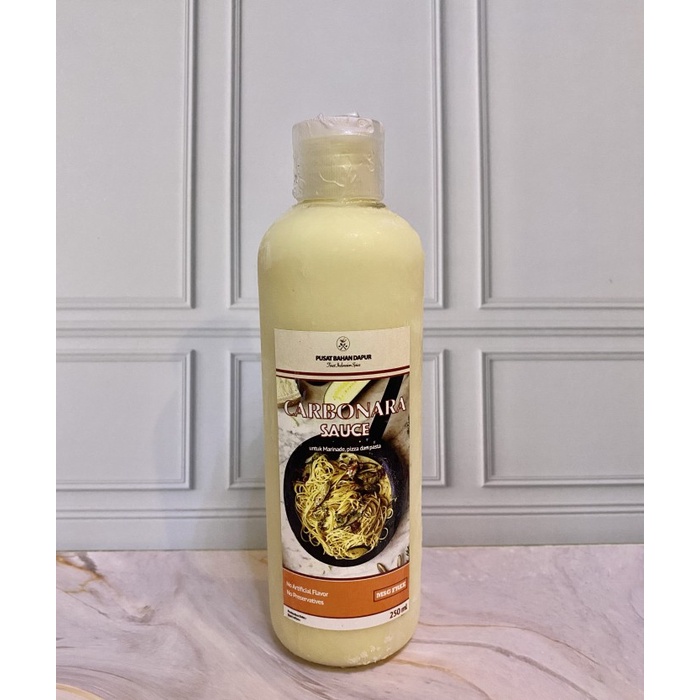 

Siap Kirim Carbonara Sauce (Saus Spaghetti Creamy Carbonara) Kemasan 250Ml