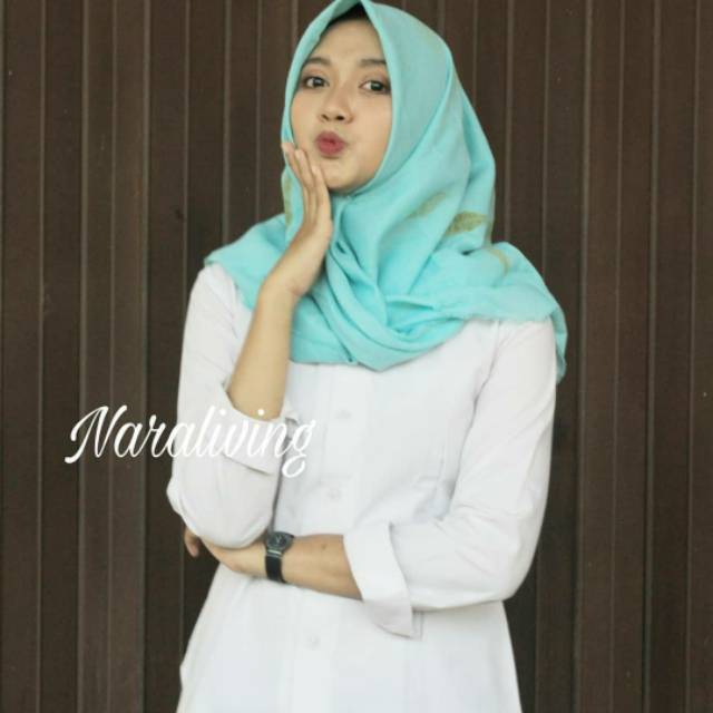 Hijab Batik Ecoprint