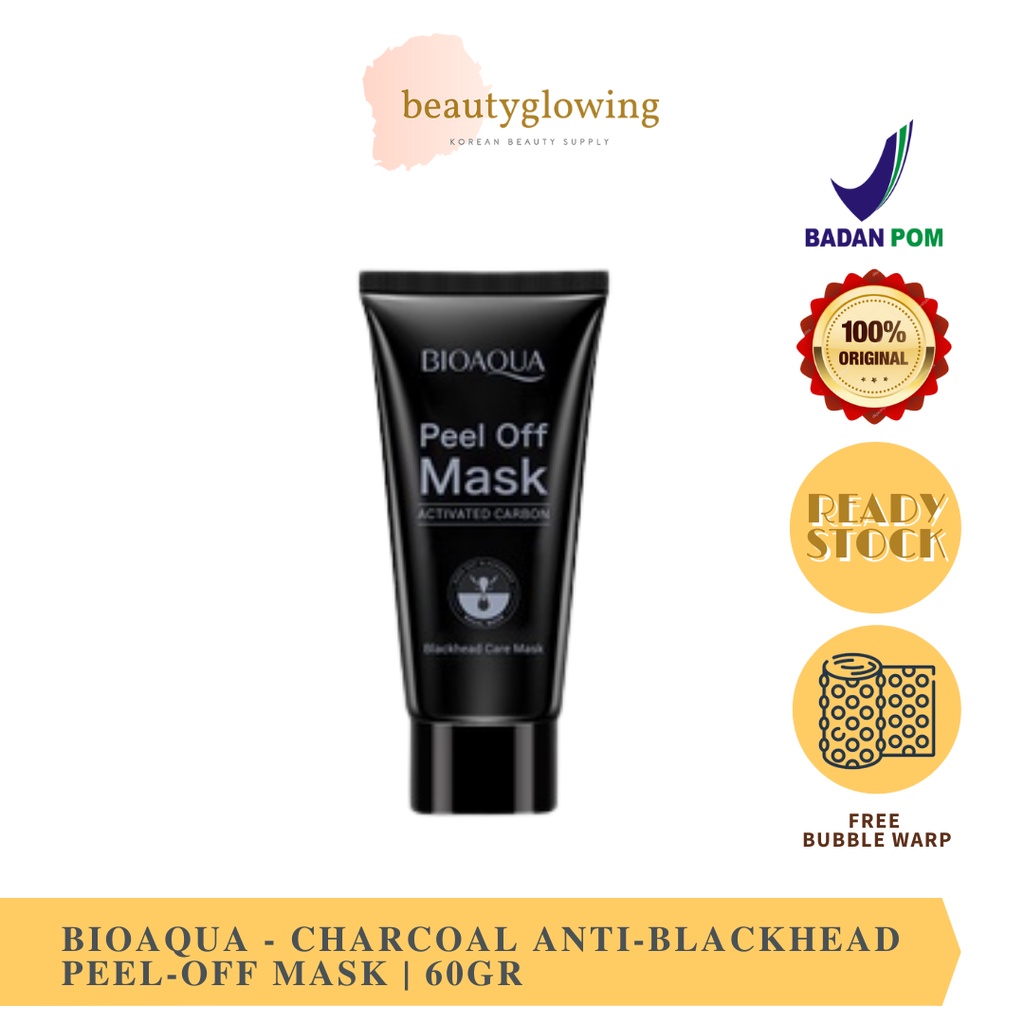 BIOAQUA Charcoal Anti-Blackhead Peel-off Mask 60g