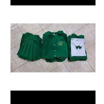 seragam TK nasional hijau