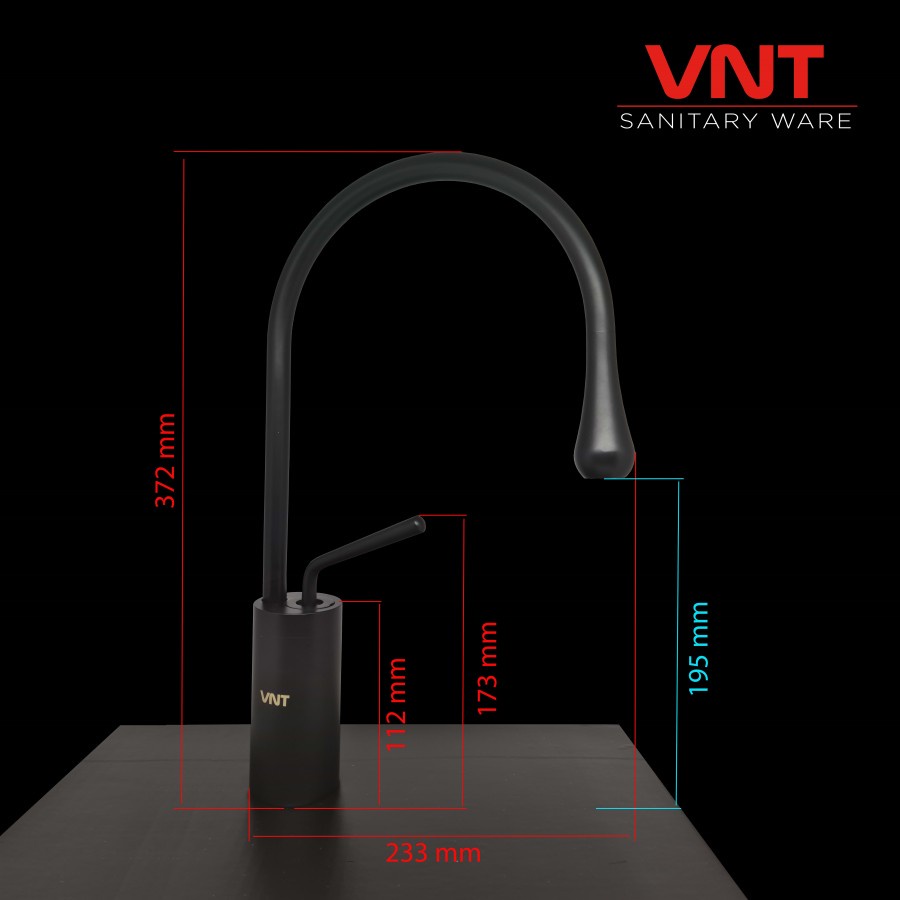 Kran Wastafel Hot Cold Minimalis Black Faucet Keran air minimalis