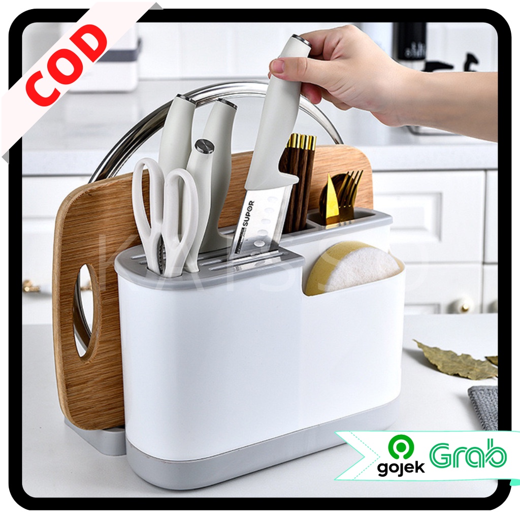 KAISSO - RAK PENGERING SENDOK GARPU TEMPAT PISAU DAPUR | TEMPAT SENDOK GARPU | RAK SENDOK GARPU | RAK PISAU | CUTLERY HOLDER | MULTIFUNGSI TEMPAT SUMPIT SENDOK PISAU RAK SENDOK GARPU MEJA MOTIF BERDIRI | TEMPAT TIRISAN SENDOK GARPU | RAK TIRIS TALENAN