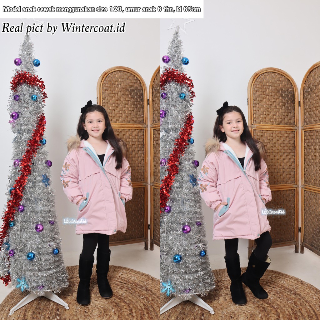 Winter coat girls kids jacket jaket musim dingin anak perempuan cewek import Felice hangat tebal