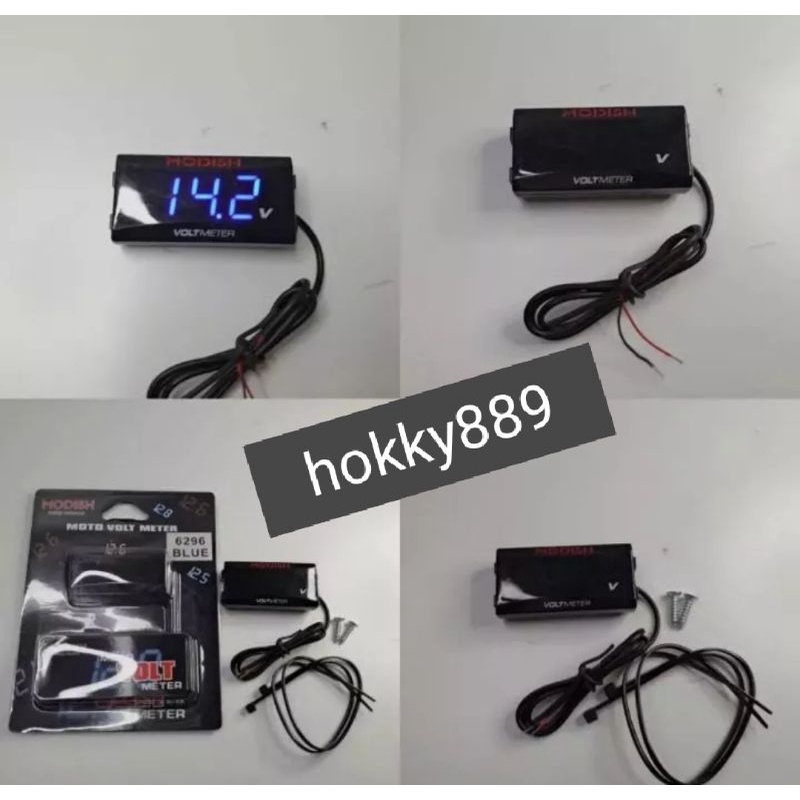 Volt meter Aki - voltmeter aki waterprof nmax Aerox Nouvo