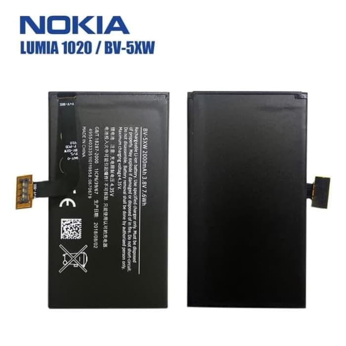 Battery Batre Baterai Nokia Lumia 1020 BV-5XW BV5XW BV 5XW