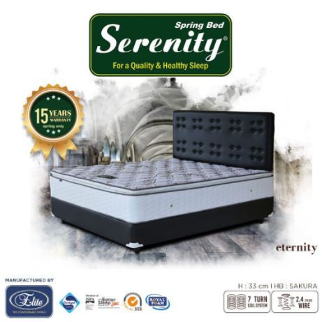 Kasur Springbed Elite Serenity Eternity / Spring bed matras