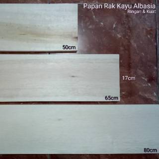  Papan  Rak Hambalan Kayu  Albasia  Ukuran 50 x 17 x 2 5 cm 