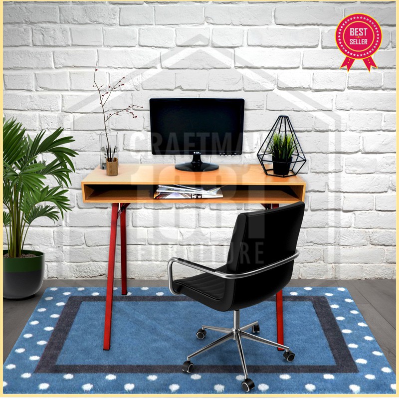 Meja Belajar Baca Tulis Kerja Officetable 100x35 Simple Minimalis