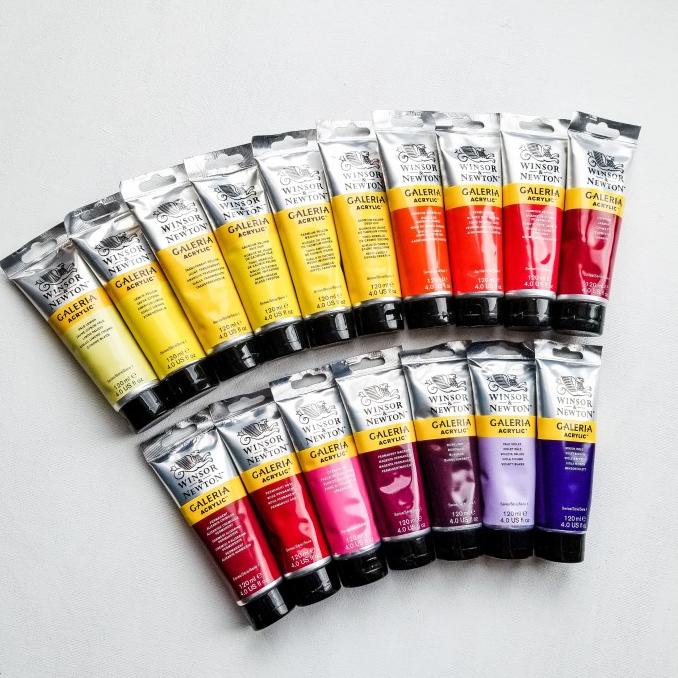 

TERBARUU!! WINSOR & NEWTON ACRYLIC COLOR / CAT AKRILIK 120ML SALE