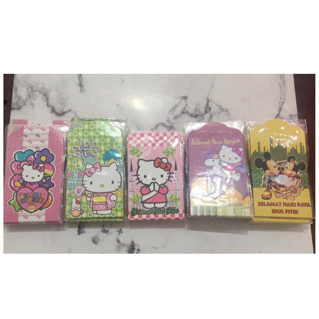 

Amplop Lebaran Idul Fitri Karakter isi 10 pcs
