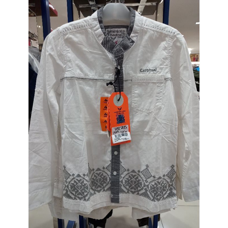 BAJU KOKO ANAK LAKI LAKI PANJANG CARDINAL KIDS ORI