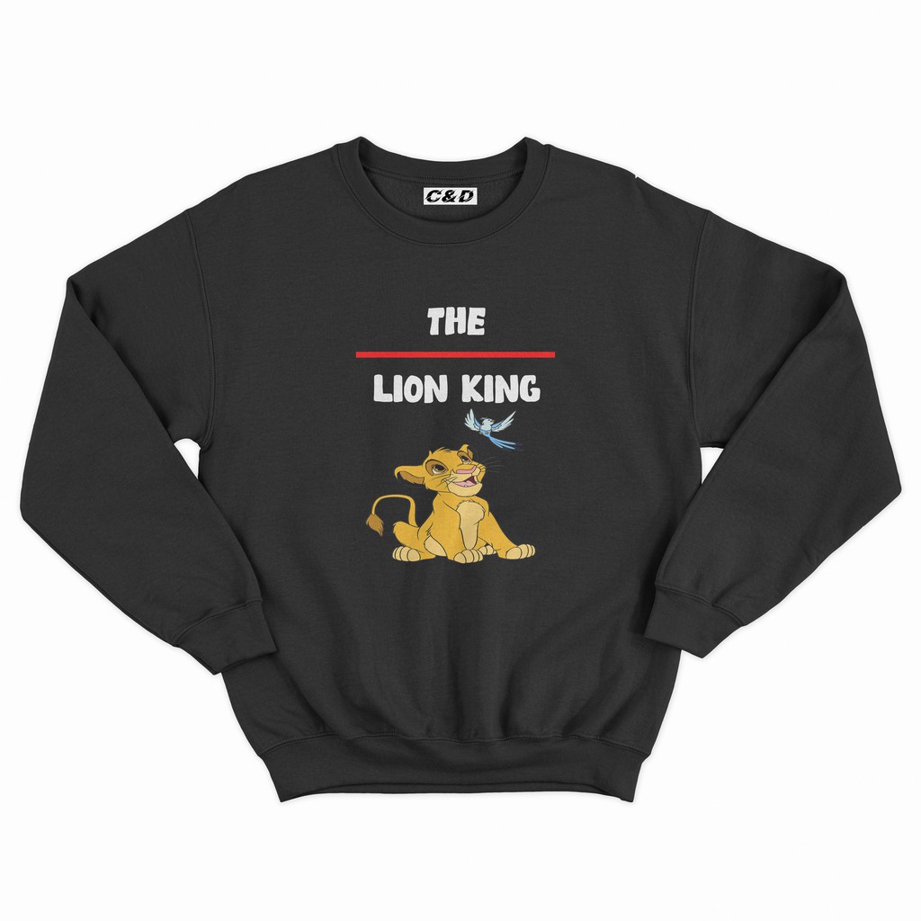 Crewneck/Sweatshirt/Sweater Pria Wanita/Hoodie Jumper/Polos/Kardigan/Atasan Lucu/The Lion King
