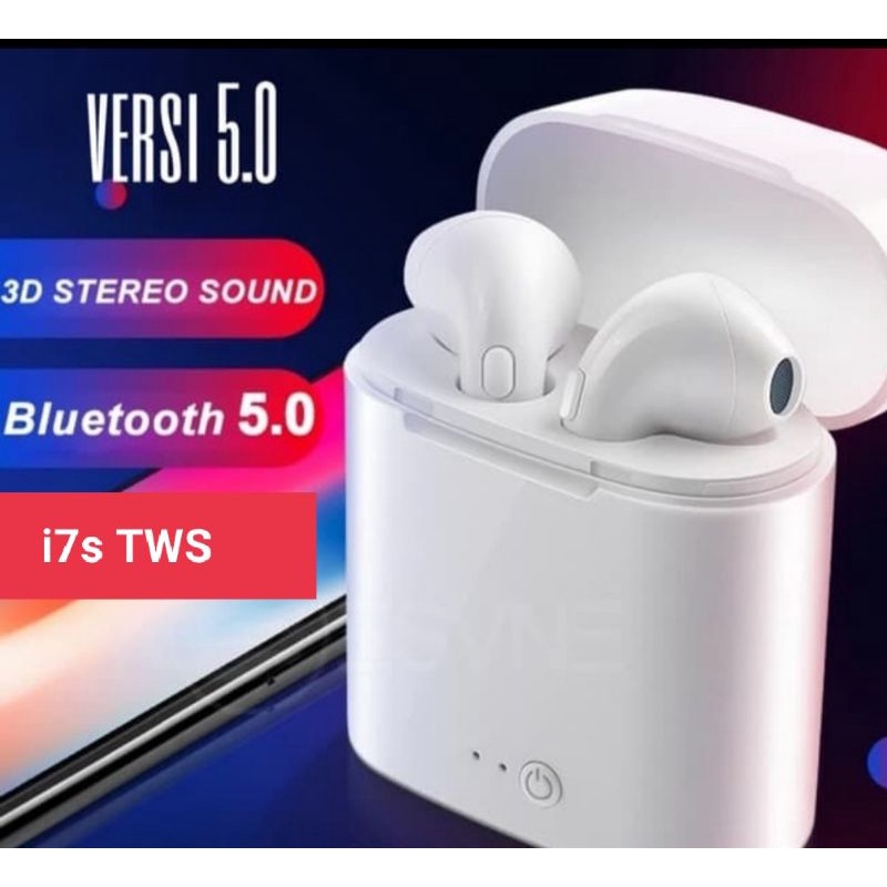 HEADSET BLUETOOTH TWS INPODS I12 MACARON EARPHONE-i7s TWS