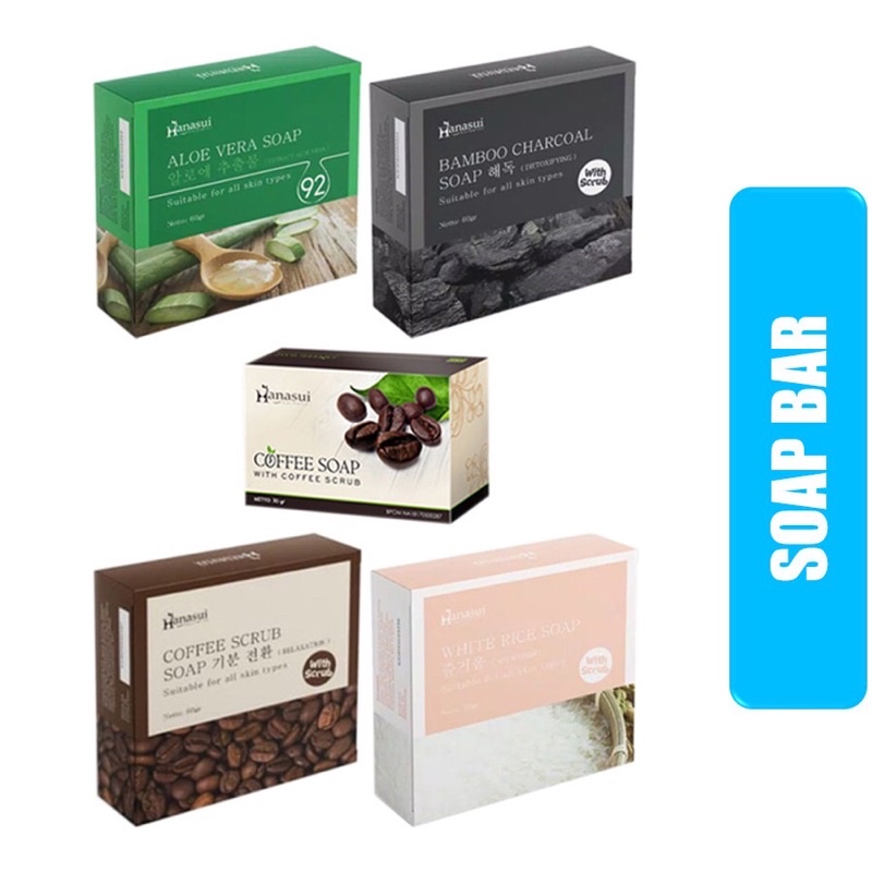 Jual HANASUI BAR SOAP 60 gram | Shopee Indonesia
