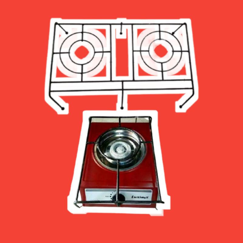 (2  Tungku) angkringan/dudukan/besi behel/tatakan/tangkringan oven,panci, kelakat, kukusan