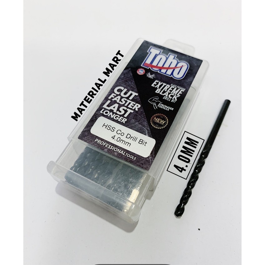 Mata Bor Besi 4mm | Bor Besi Toho 4,5mm | Isi Bor besi 5mm 5,5mm ASLI | Material Mart