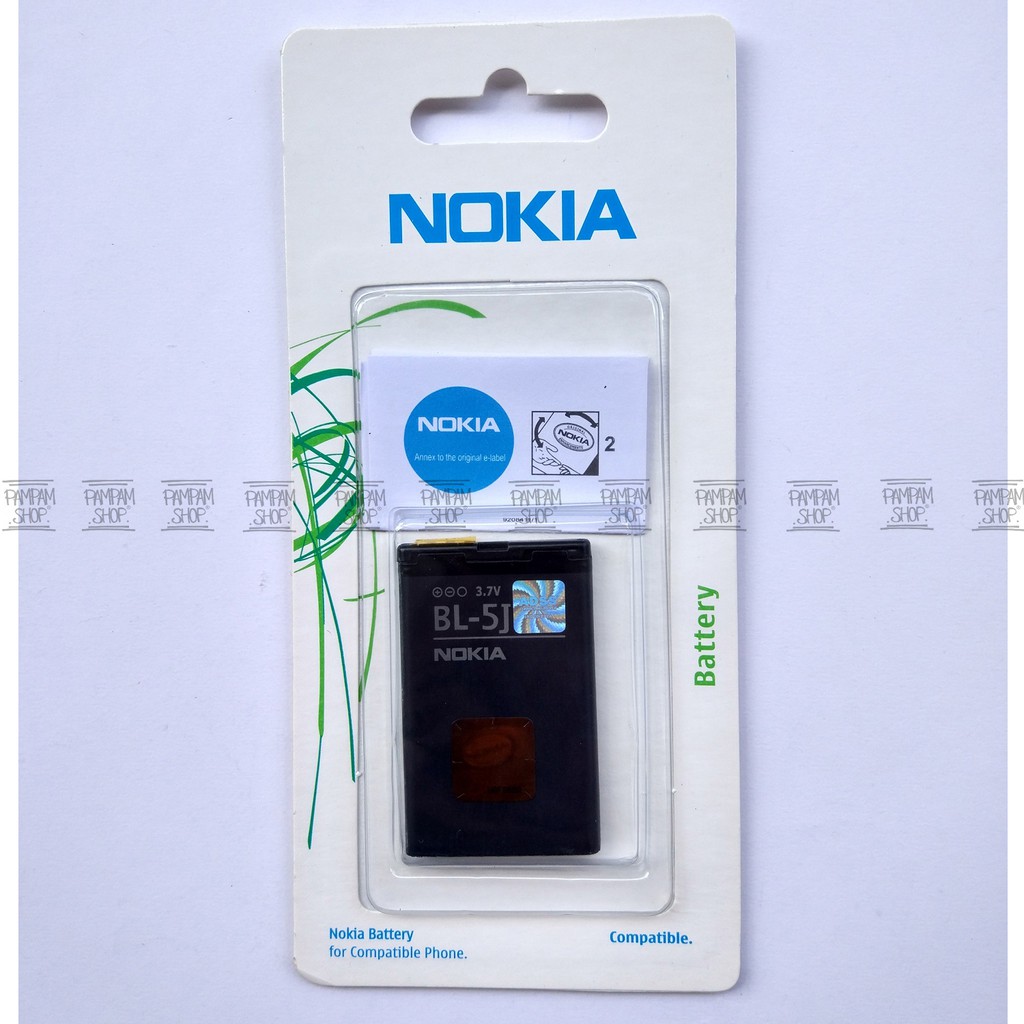 Baterai Nokia Asha 200 201 302 BL5J BL-5J Original OEM 100% | Batre, Batrai, HP, BL 5J