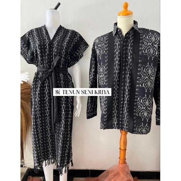 set baju tenun jepara - set couple terbaru - baju tenun couple - couple tenun - baju tenun keluarga 
