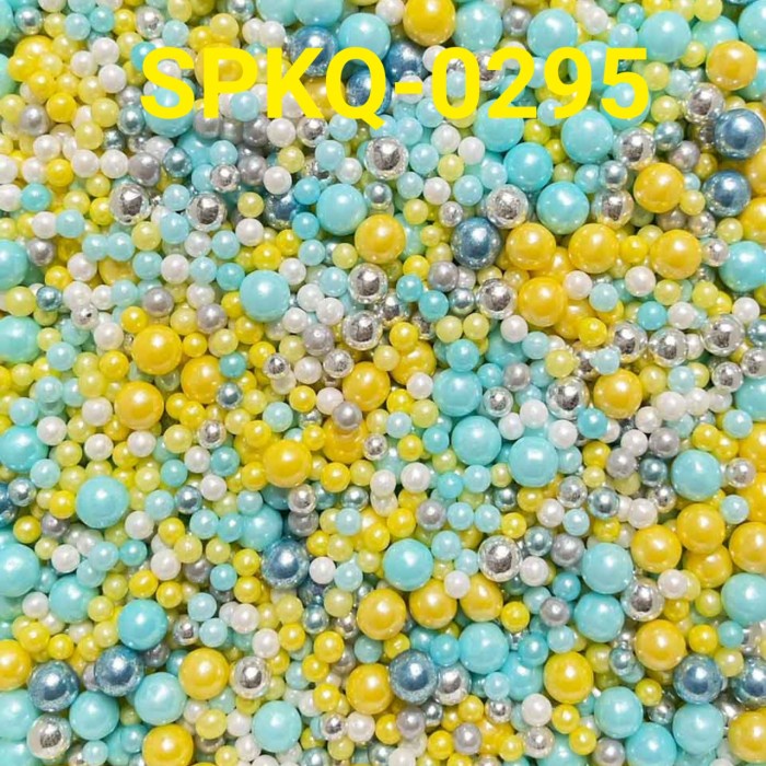 

SPKQ-0295 SPRINKLES SPRINKLE SPRINGKEL 250GR MUTIARA MIX KUNING BIRU TERBARU