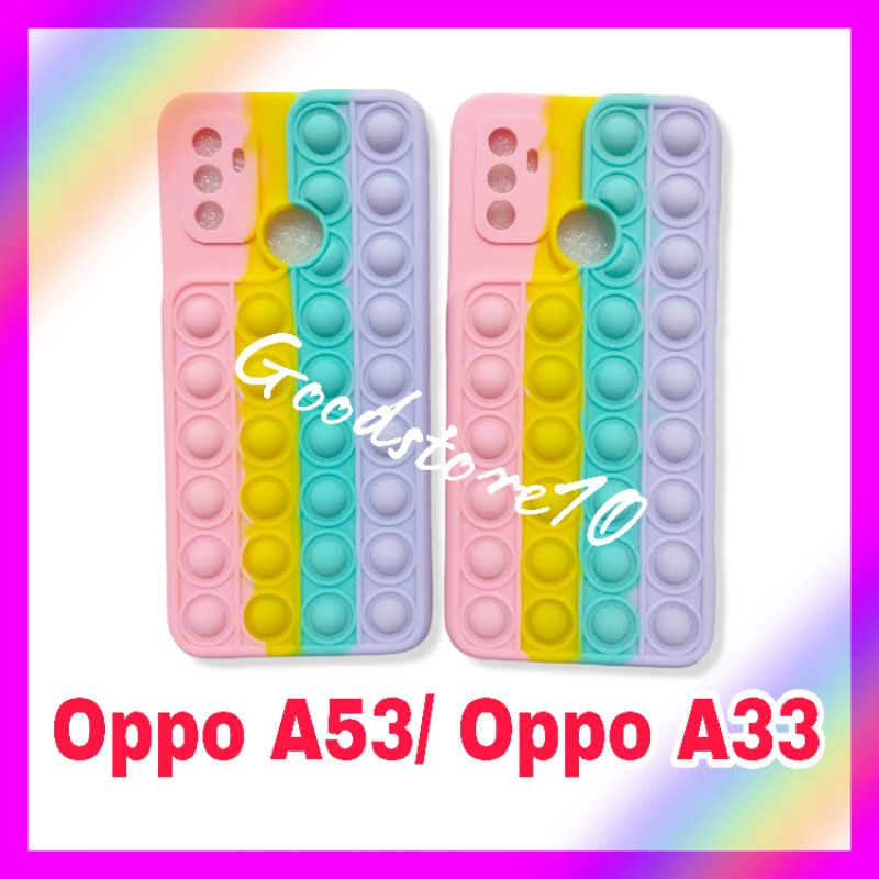 Oppo A53 Oppo A33 Case Pop It 3D Softcase Bahan Tebal Casing Lucu