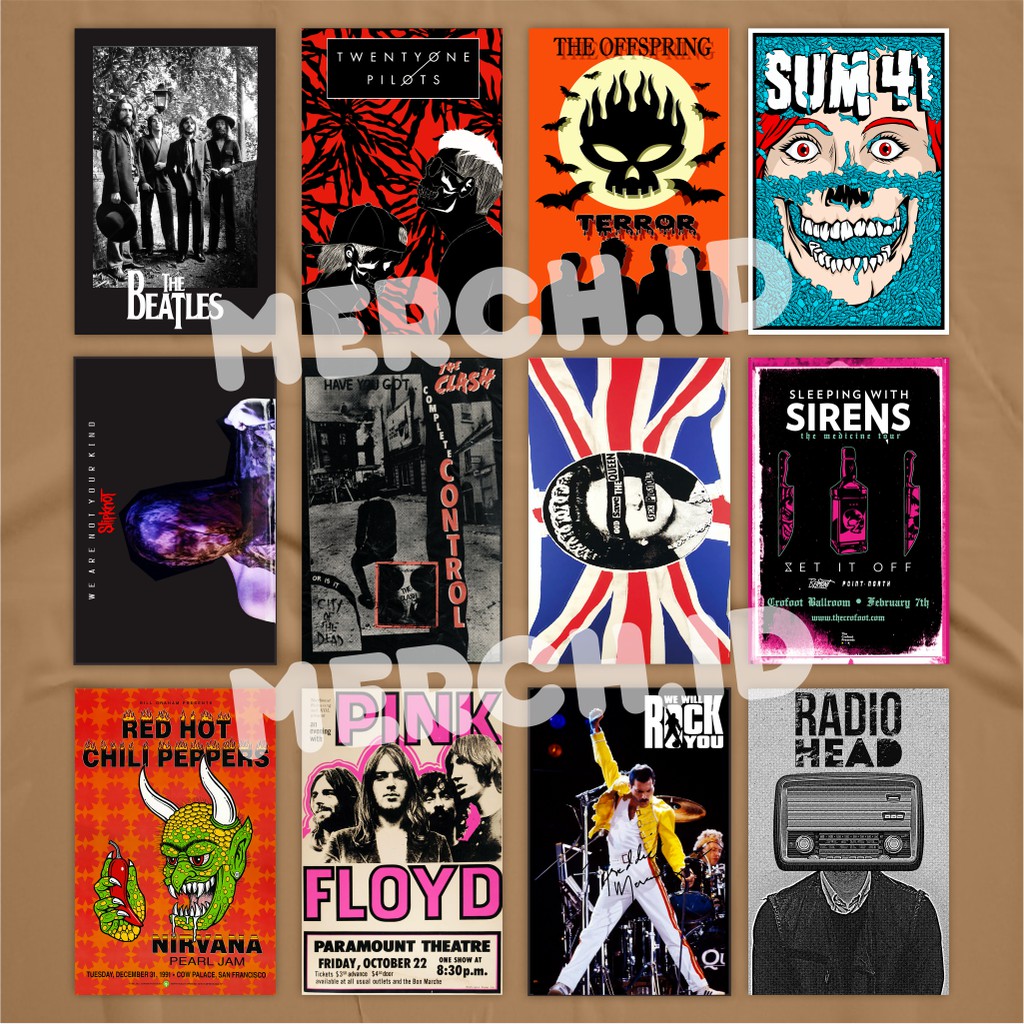 Poster Band A3 High Quality Murah Shopee Indonesia