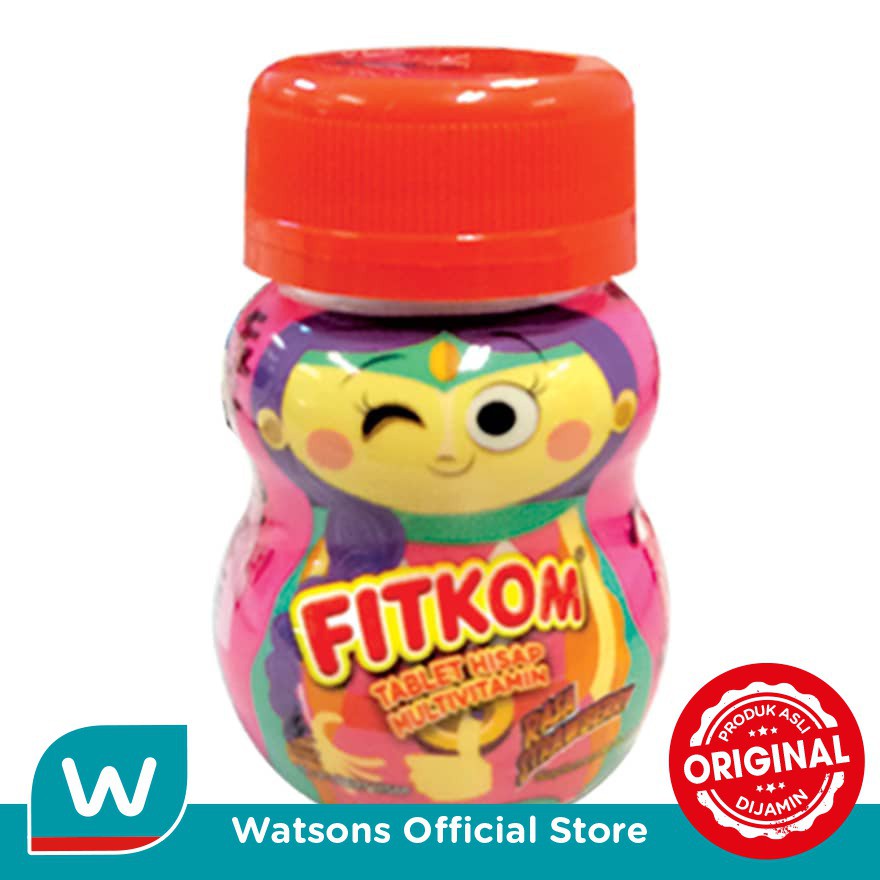 Fitkom Curvy Tablet Strawberry 21's