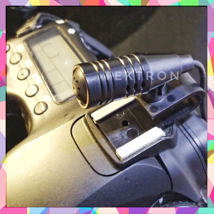 Condenser Microphone mic slot Kamera external eksternal