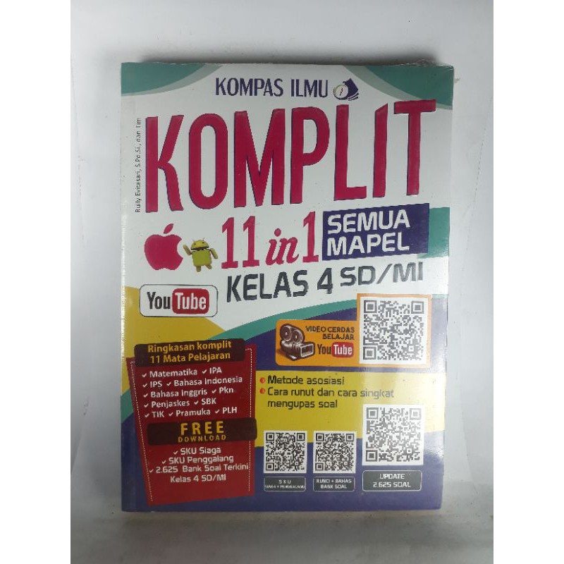 Kompas Ilmu KOMPLIT 11 in 1 Semua mapel SD kelas 1 2 3 4 5 dan 6 . vrg2 M-4