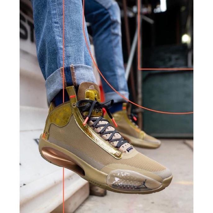 Sepatu Nike Air Jordan 34 High Premium Original Basket Tikitokok
