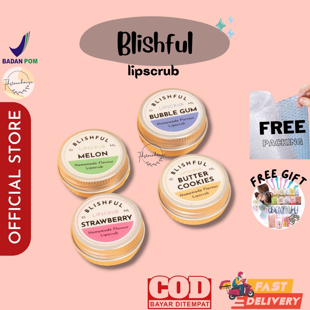 [BUY 1 GET 1 GIFT] READY Lipscrub Blishful