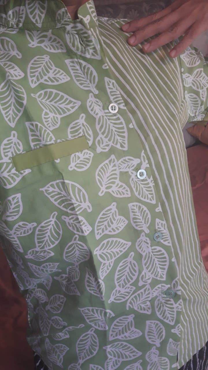 Kemeja Batik Anak Hijau Series