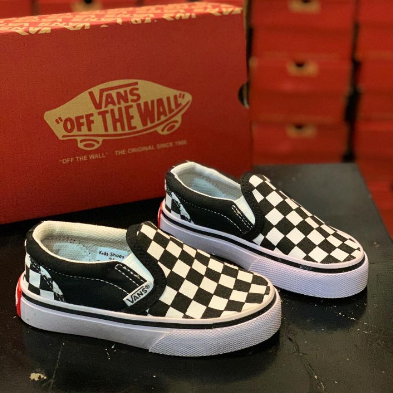 SEPATU ANAK VANS SLIP ON CATUR| SEPATU ANAK