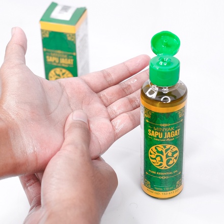 Pure Essential Oil Minyak Sapu Jagat / Jagad Esensial Oil Isi 110 Ml Herbal Asli BPOM dan Halal MUI Aman Untuk Anak &amp; Dewasa Original