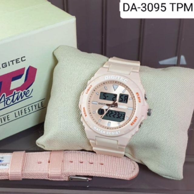 JAM TANGAN WANITA PAKET DG-3095/BDA-4090 TERBARU ORIGINAL WATER