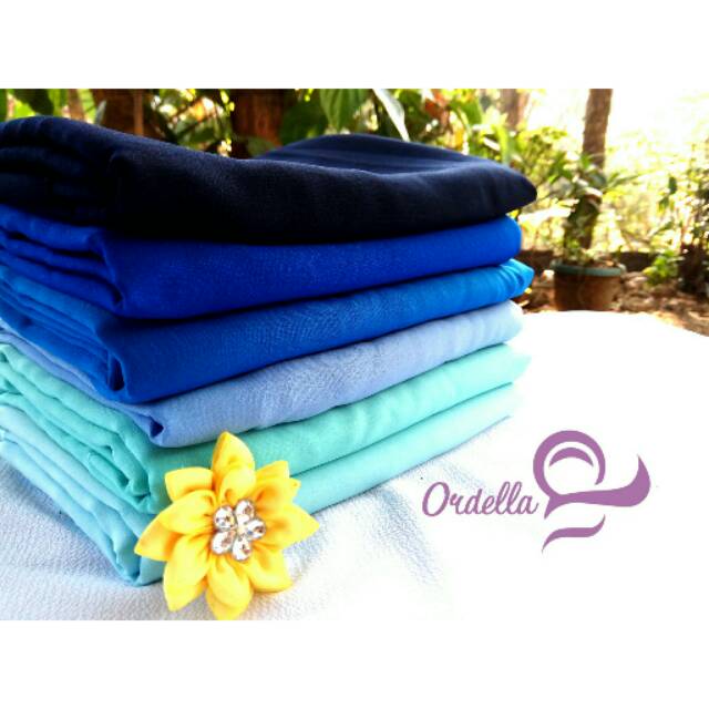 Kerudung Segi empat Polos Syari - Kerudung Segi empat Jumbo -Jilbab Syari Jumbo Segi Empat Ordella