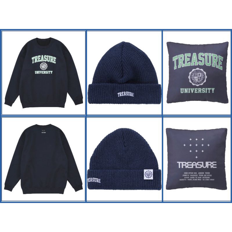 Hoodie Sweater Treasure University Topi Beanie Treasure Bantal Treasure UNOFFICIAL