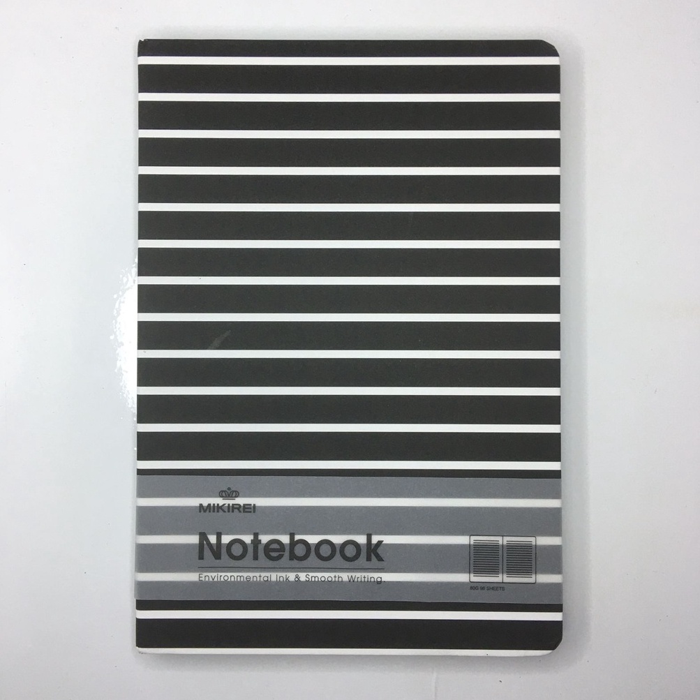 

Gramedia Banjarmasin - Mikirei Note Book BG-5702 A5 Stripe Series