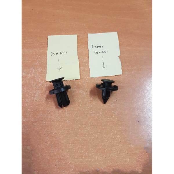 Clip Klip Kancing Baut Bumper Bemper Inner Liner Fender Plastik Spakbor Mobil Honda Brio Mobilio Fre